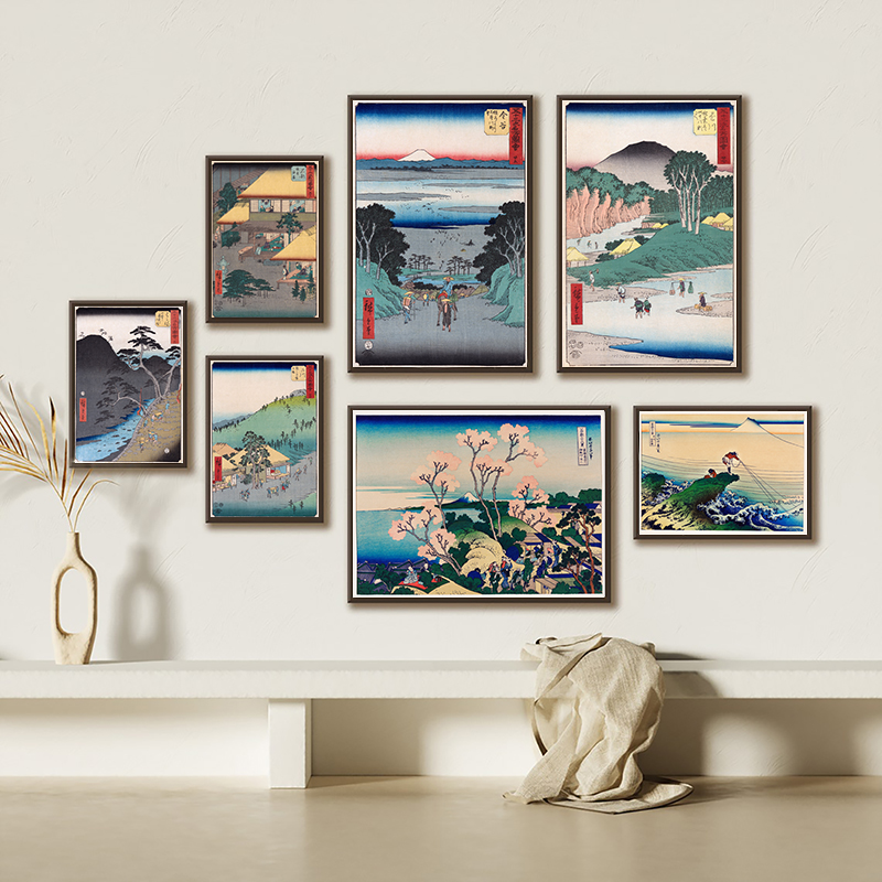 Japanese Lifestyle And Traditions - Japanische Drucke Wandkunst Leinwand Malerei Poster