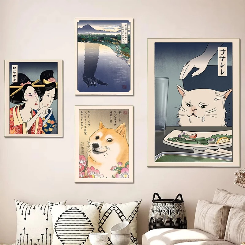 Japanisches Ukiyoe-Stil-Poster – Japanese Lifestyle At Home Bewertung und Preis